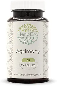 HerbEra Agrimony 60 capsule, 400 mg, Agrimony (Agrimonia Eupatoria) Dried Herb (60 capsule)