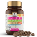 Bee and You Chewable Royal Jelly Tabletten mit Propolis-Extrakt, Bienenpollen, Vitaminen und Mineralien, tägliche Immun- und Energieunterstützung, glutenfrei, für Kinder und Erwachsene, 60 Zählung