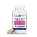 Just Thrive Gut 4-tify - Integratori di salute per le donne e gli uomini - Anti Bloat, 90 capsule vegetali
