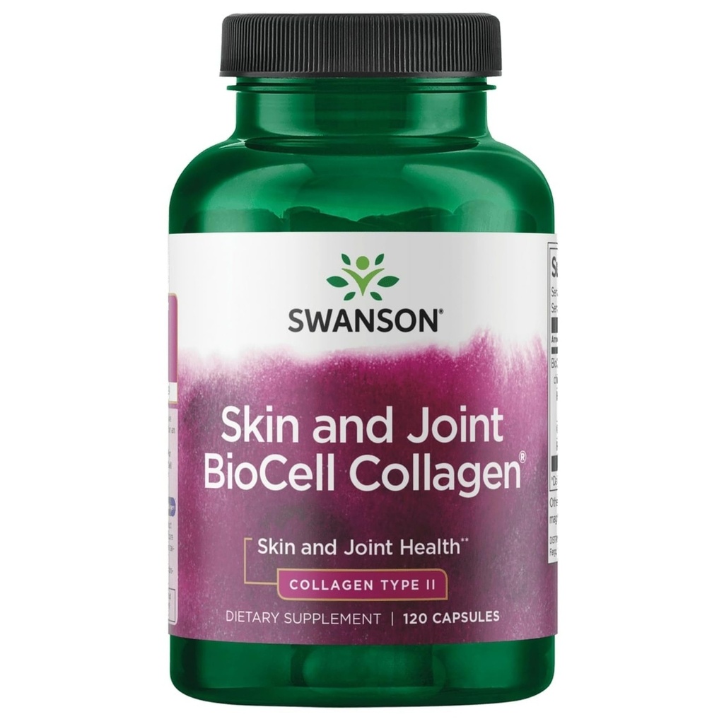 Swanson Chicken Sternum Cartilage - Collagen Type II 500mg 120 Capsules