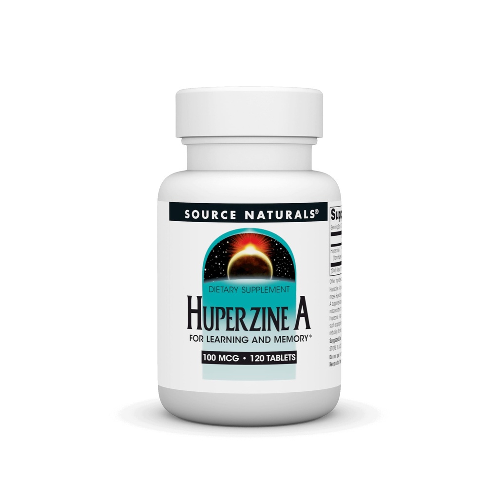 Quelle Naturals Huperzine A, für Lernen und Gedächtnis*, 100mcg - 120 Tabletten
