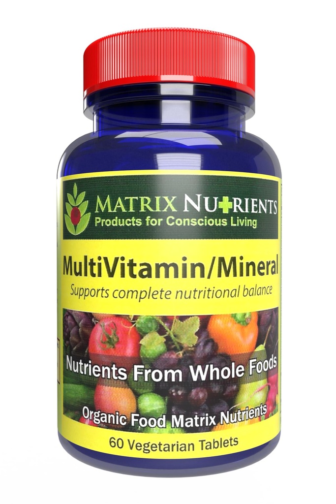 MULTIVITAMINA - Minerale - 100% biologico, Cibo intero, MultiVitamina completa - Grande per la salute quotidiana, Stile di vita e altro: Vitamina A, Vitamina C, Vitamina D, Vitamina E e molto altro ancora!