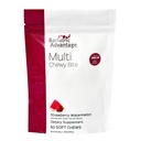 Bariatric Advantage Multi Chewy Bite - Soft Chew Multivitamin per i pazienti di chirurgia baratrica - Multivitamina masticabile con acido folico, vitamina D3 & More - Anguria di fragola Flavor - 60 Conte