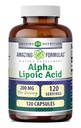 Erstaunliche Formeln Alpha Lipoic Säure | 200 Mg Aminosäure Ergänzung | Kapseln | Non-GMO | Gluten-Free | Made in USA (1 Pack | 120 Count)
