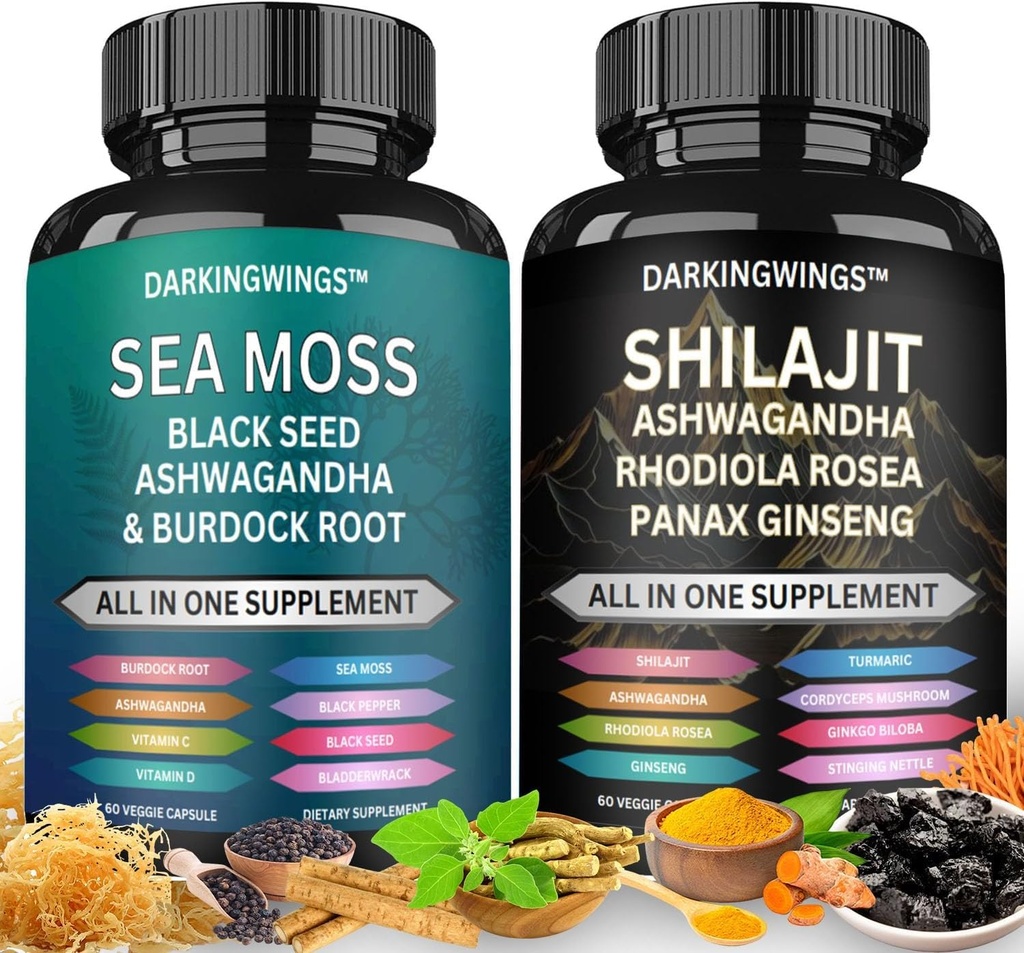Shilajit & Sea Moss Capsules