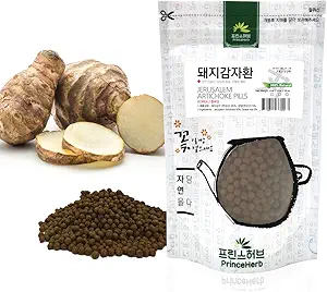 [Medicinal Korean Herbal Pills] 100% Natürliche Jerusalem Artichoke Pillen (Sunroot/지Bewertung 환) (4 oz)