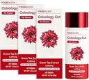 FOODOLOGY Coleology Cut (Pacchetto di 3-180 compresse, 90 giorni) - Estratto di tè verde, vitamine e minerali | Regali di Natale