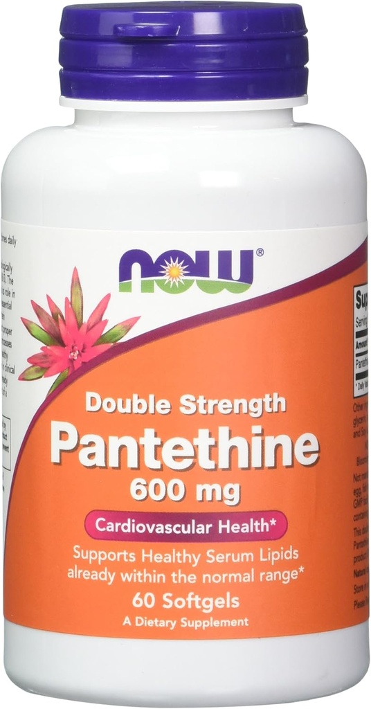 Jetzt Lebensmittel, Pantethine 600 mg, 60 Softgels (Pack von 2)