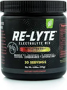 Re-lyte Electrolyte Drink Mix Lémonade aux fraises 30 portions 6,70 oz.