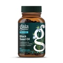 Huile de graines noires de Gaia Herbs - Capsules pressées à froid pour le soutien pulmonaire, respiratoire et antioxydant - avec huile de graines de nigella biologique - supplément à base de plantes - 60 capsules de phytocapsules liquides véganes (30 jours)