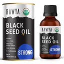 RAWYA Black Seed Oil - Extra Starker Geschmack, High TQ, kalt gepresst, Glasflasche, Nigella Sativa Öl, Groß für Haut und Haarpflege, Schwarz Cumin Seed, Kalonji, 100% Certified Organic - 3.4 Fl Oz,