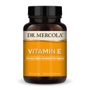Dr. Mercola Vitamin E - Supporta lo stato sano della pelle & antiossidante - Tocoferoli e Tocotrienols Blend - Non-GMO, senza glutine & Soy-Free - 30 capsule (30 Serve)