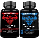 Prime Labs Prime test test booster testostérone + supplément de sommeil de nuit