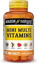MAISON NATUREL Mini multivitamines, vitamines A, C, D3, E, B1, B2, B3, B6, B12, Folate et calcium pour la santé globale, 1 an d'approvisionnement