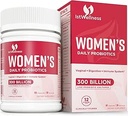 Probiotici per le donne - 300 miliardi di CFU Probiotici, 12 Strains Probiotici con Prebiotici Mirtillo, Probiotico da donna selezionato per la salute vaginale e urinaria delle donne, 60 capsule