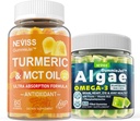 Zucchero gratis curcuma curcuma 1000mg Supplemento Gummies con Vegan Omega 3 riempito Gummies 1000mg