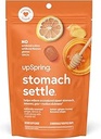 Upspring Stomach Settle Nausea Relief Drops - Gravidanza rapida Nausea Relief & Morning Sickness Relief con Ginger, Lemon, Spearmint, Honey & B6, Lemon-Ginger-Honey Flavor, 28 gocce