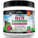 Beet Root Powder - Beets Superfood-Ergänzung mit Vitamin C Plus Organic Antioxidant Rich Red Fruits and Vegetables - Boosts Stamina and Natural Energy Levels - 30 Servis - Packaging May Vary