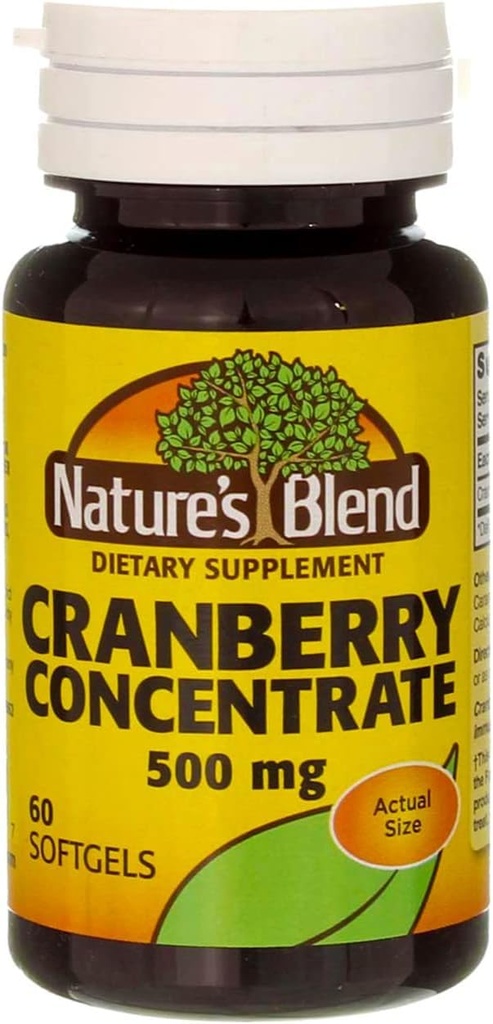 Concentrato di mirtilli di miscela naturale 500 Mg 60 Softgels Confezione da 6