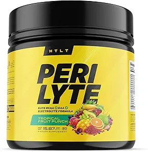 Perilyte by HTLT | Hydrating Electrolyte Drink Mix | Optimal 2:1:1 Ratio BCAA Supplement | Post Workout Recovery Powder with 2750mg of Essential Amino Acids | Muscle Health EAA Supplement
