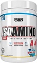 Uomo Sport ISO-Amino BCAA Amino Acid Powder, Bomb-Sicle Blu, 30 Serve, 210 Grammi