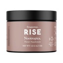 FREQUENSE - Rise Nootropic Tub - Mango Lemonade Flavor - unterstützt Brain Performance & Clarity - mit Pilzen, B Vitamine & Grün Kaffee - 132g