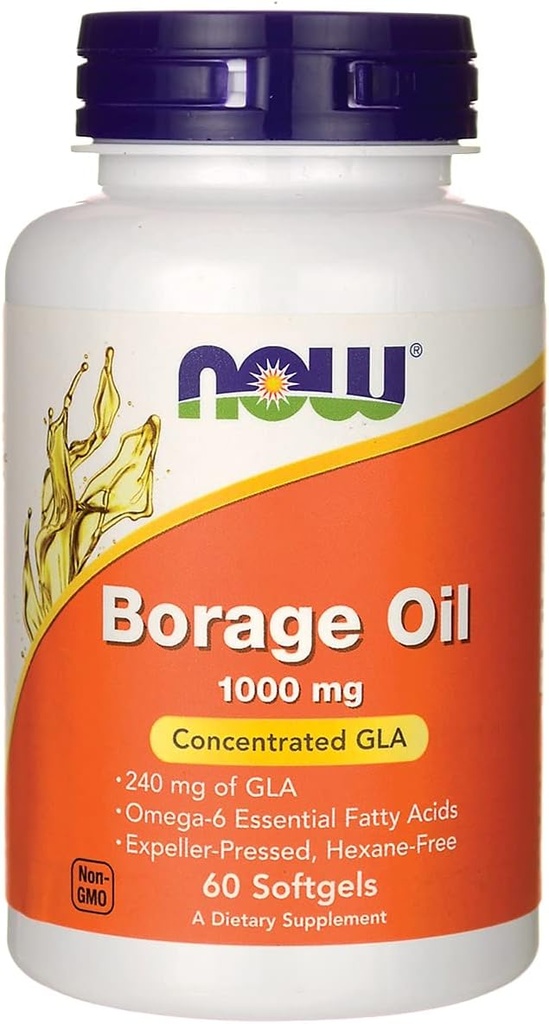 Jetzt Lebensmittel Borage Öl, 240 Mg