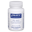 Encapsulations pures PS 100.00 Supplément acide phosphatidylsérine amino pour cerveau et mémoire*