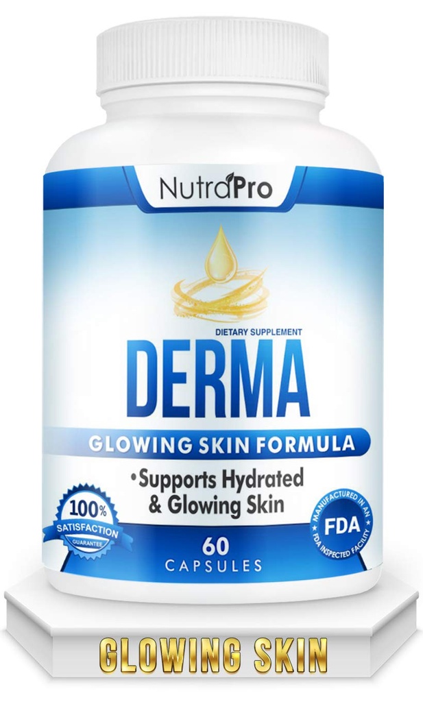 Hautreparatur-Komplex für Hydrated, Glowing Skin – Anti-Aging-Ergänzung mit Phytoceramide & Alpha Lipoic Acid. Schnelle Ergebnisse Hydration Pillen verbessert Feuchtigkeit & Reduziert Falten. 60 Flüssigkeitskapseln