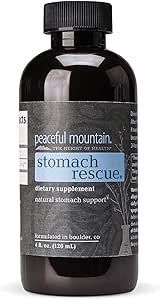 Natural Stomach Support & Immunity Booster - con l'olio essenziale di Silver & Peppermint Elemental per aiutare a liberare Stomach Discomfort - 4 fl. Oz