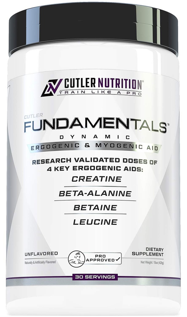 Fondements Boissons de récupération intra ou post-entraînement : 4 aides Ergogéniques clés pour une performance maximale et une croissance musculaire : Créatine, Beta-Alanine, Betaine et Leucine, 30 portions, non aromatisées