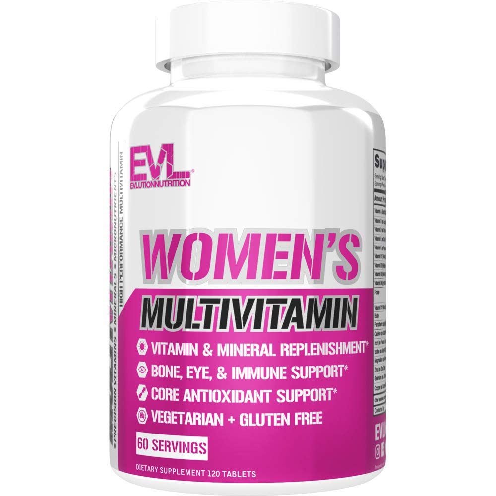Nutrizione Nutrizione Multivitamina femminile - Full Spectrum Vitamins & Minerals, Salute Immune, Vitamina C & D, Ferro, Zinco, Antiossidanti & Bioflavonoidi, Pelle, Capelli, Bone, Salute Occhiale, 120 compresse, 60 giorni