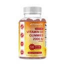 Vitamatic Sugar Free Vitamin D3 2000 IU - 120 Pectin Based Gummis - Großer Geschmack - Gesunde Knochen, Mood & Immunsystem Funktion - Non-GMO - 120 Servietten