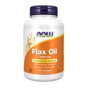 JETZT Nahrungsergänzungsmittel, Flax Oil 1000 mg mit Bio-Flamx-Öl, Herz-Kreislauf-Unterstützung*, 100 Softgels