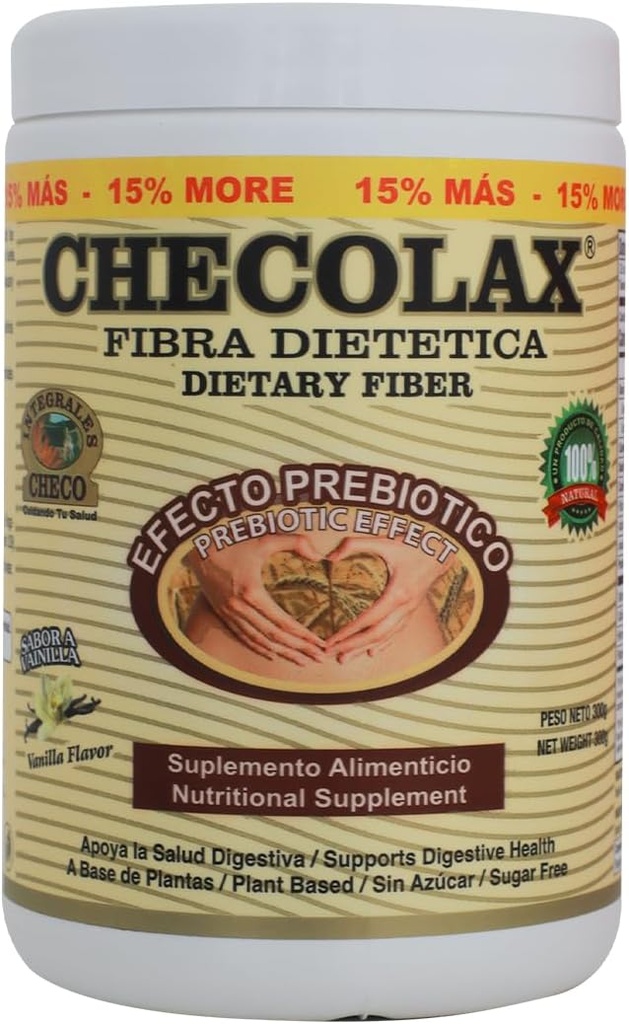 Notre fibre alimentaire atténue la constipation naturellement, soutient la régularité, le dégel et la santé gorgée, sans sucre, sans OGM, à base végétale - boost de fibre essentielle, Vanille (10,5 oz)