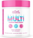 Obvi Mermaid Multi per la salute delle donne | Integratore multivitaminico completo con collagene marino e biotina, vitamina C, A, D per sostenere ossa, denti e muscoli | Salute immunitaria | 60 capsule, 30 Serve