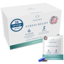 TAHIRO Stress-Relief-Ergänzung – Natural Brain Support Supplement mit Magnesium, Vitamin B, Ashwagandha, Brahmi – Non-GMO Vegan Brain Booster Supplement für Fokus und Energie – 28-Packets