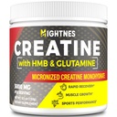 Kreatin HMB, Kreatin Pulver für Männer & Frauen, Micronized Creatine Monohydrate für Muskelwachstum & Erholung und erhöhte Stärke, Leistung, Kreatin HMB mit Glutamin, Glutenfrei, 30 Servierungen