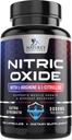 Nitric Oxid Booster Extra Strength 3000mg - 3X Strength L-Arginin & Citrulline, Beste Nitric Oxid Ergänzungen für Männer, unterstützt Muskel, Herz-Gesundheit, Energieergänzung, Bottled in USA, 120 Kapseln