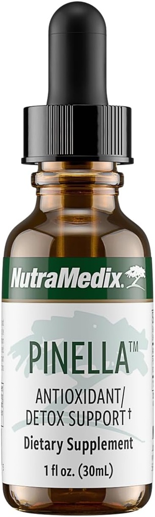 NutraMedix Pinella - Liquid Anise Drops to Help Support Detox, Cleansing, Concentration & Brain Health - Pimpinella Anisum Extract May Aiuta a combattere Occasional Brain Fog (1 oz / 30 ml)