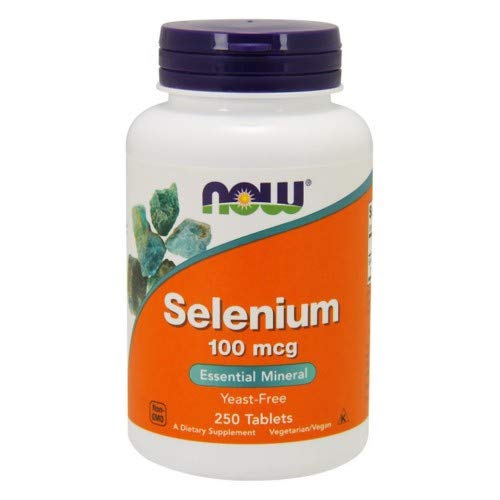 Jetzt Lebensmittel jetzt Lebensmittel, Selen, (2 Pack) Hefe frei, 100 mcg, 250 Tabletten