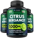 3 Pack Extrait de Citrus Bergamot 1000mg, Supplément pour le cœur, le système immunitaire et le vieillissement en santé - Pure 360 Capsules Vegan
