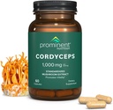 Prominent Nutrition Cordyceps Supplement - Fördert Vitalität - 1000 mg, 60 Count