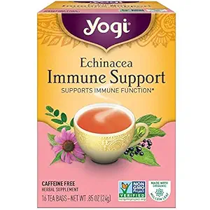 Yogi Herbal Tea Bags, Echinacea Immune Support 16 ea (paquet de 2)