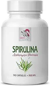 Spirulina - Spirulina Pulver - bio Immununterstützungsergänzungsmittel - SPIRUILINA 500MG - Chlorella Spirulina, Spirulina 500mg Kapseln, Spirulina Kräuterergänzungsmittel, Chlorella Kräuterergänzungsmittel - 1B