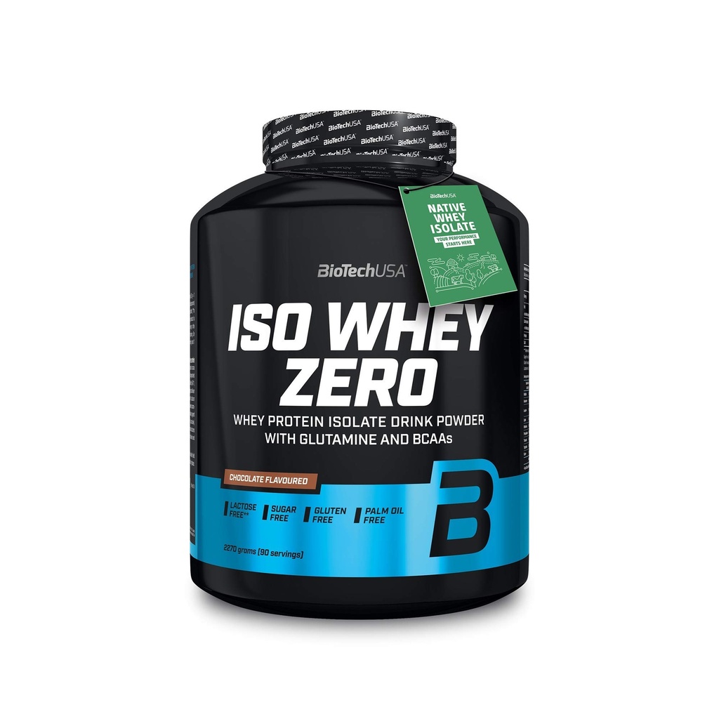 BioTech USA Iso Whey Zero 2270g Goûtez au chocolat par BiotechUSA