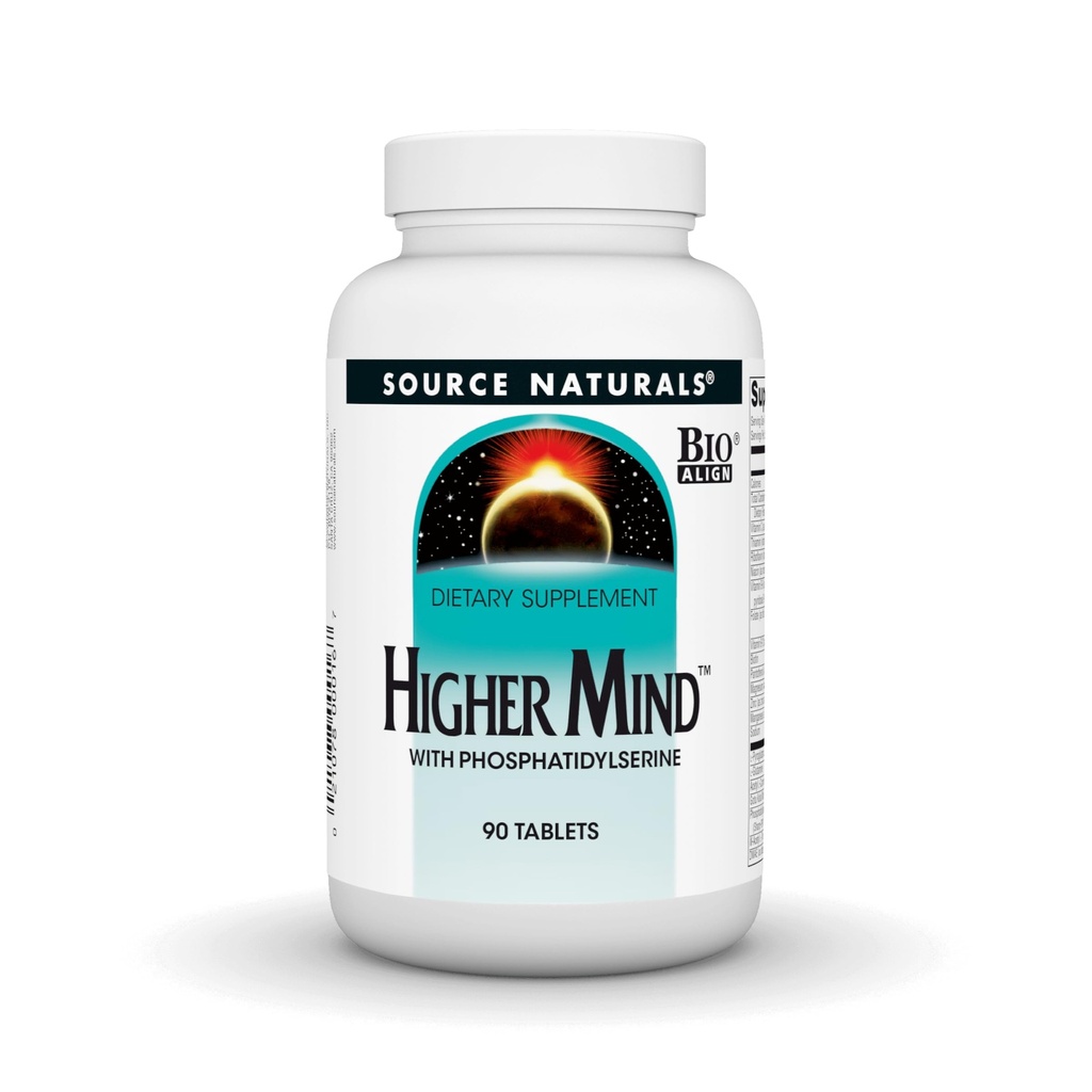 Quelle Naturals Higher Mind, mit Phosphatidylserin - 90 Tabletten