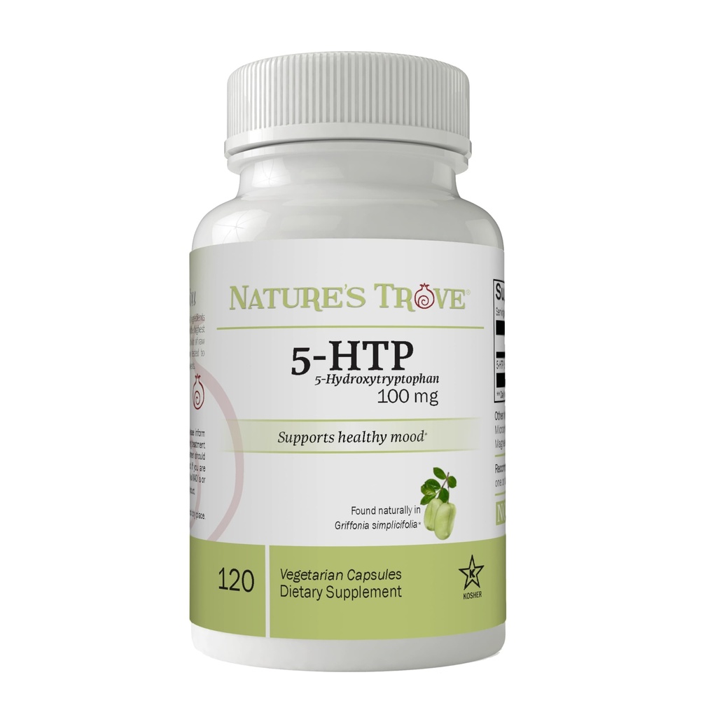 Natur Trove 5-HTP 100mg 120 Vegetarische Kapseln