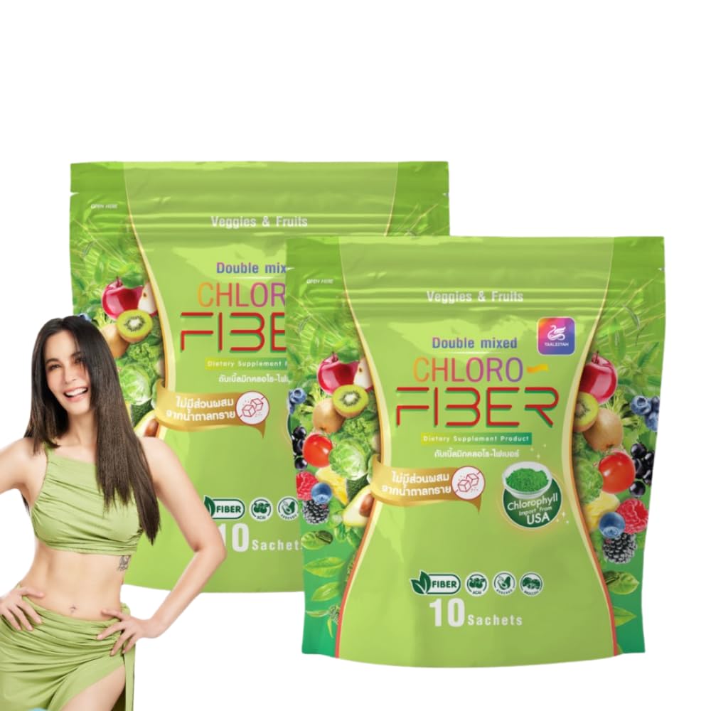 Generische YaaleeyahDouble gemischte Chlor-Fiber Veggies&Fruits 1Pcs 10 Beutel,Set 2Pcs.