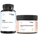 Zinco, Magnesio + Myo & D Chiro Inositol | Zinc Picolinate, Magnesio Glycinate, Vitamina B6 + Myo& D-Chiro Inositol Powder | Salute riproduttiva e fertilità | Alimentazione 30 & 90 giorni